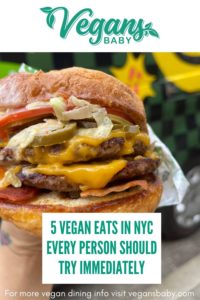 5 vegan dishes in NYC every person should try immediately. For more vegan food in New York City visit vegansbaby.com