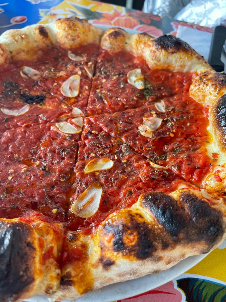 7 of the best spots to get vegan pizza in New York City. For more vegan dining in New York City visit www.vegansbaby.com