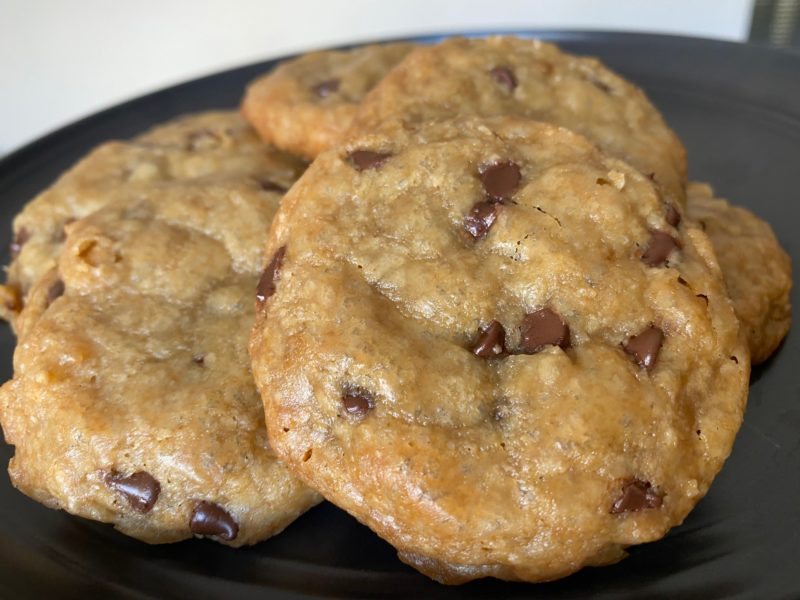 COVID Cooking Chef Series: Vegan Chocolate Chip Cookies by Chef Jessica Perlstein of Main St. Provisions in Las Vegas. For more vegan recipes from chefs, visit www.vegansbaby.com