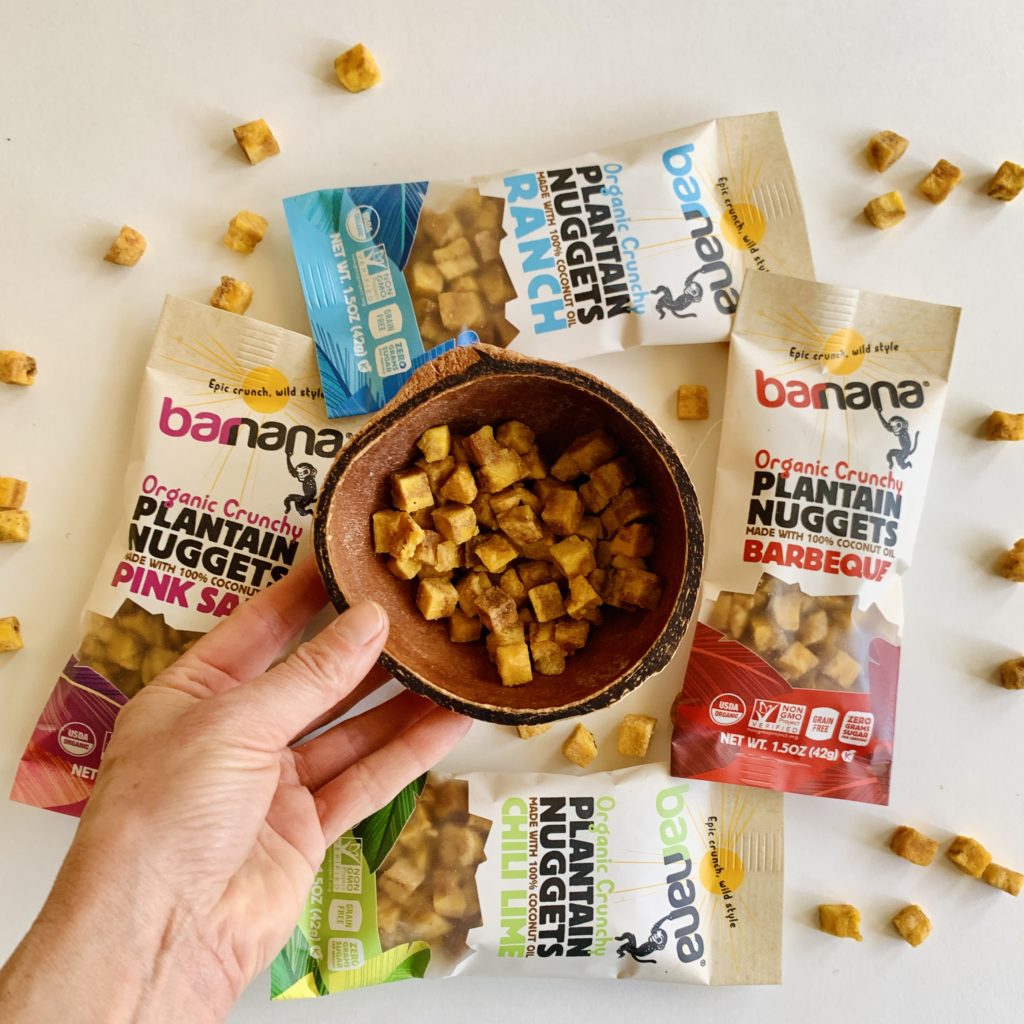 Barnana is a vegan snack food that uses upcycled bananas and plantains.