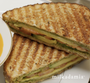 Easy vegan grilled cheese recipe. For more easy vegan recipes visit www.vegansbaby.com