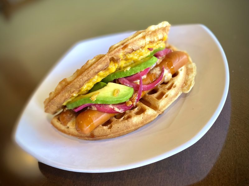 TIABI and Vegans, Baby have partnered to create a monthly vegan waffle special in Las Vegas. For more vegan dining news visit www.vegansbaby.com