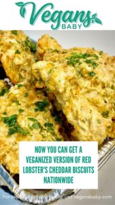 Get Red Lobster-inspired veganized cheddar biscuit mix shipped nationwide. For more vegan food products visit www.vegansbaby.com