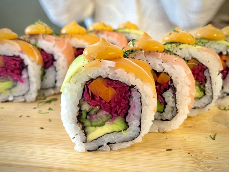 5 dishes to try at the all-vegan New York City restaurant Beyond Sushi. For more vegan dining in New York City, go to vegansbaby.com
